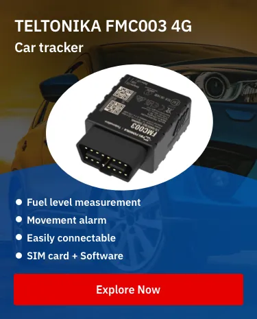 TELTONIKA FMC003-E 4g lte obd2 vehicel gps tracker
